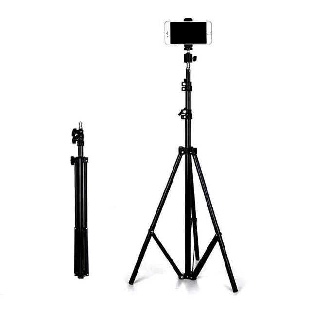 ترايبود إحترافي للكاميرا او الإضاءة 1.6 متر أسود Tripod Stand - Crony - SW1hZ2U6NjE5MDgy