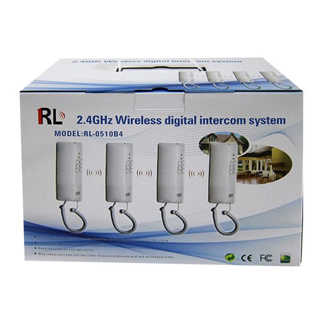 انتركوم منزلي 4 سماعات Crony Wireless Intercom System Dual-Way - SW1hZ2U6NjE0MjE5