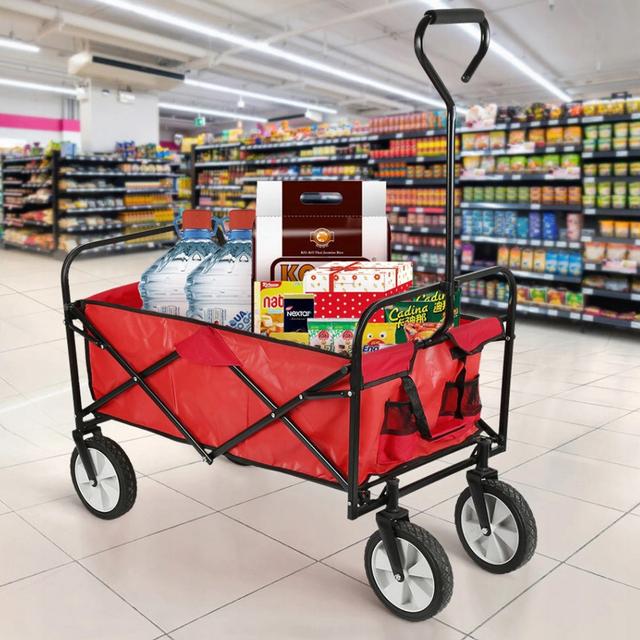 عربة تسوق قابلة للطي Crony Shopping Cart With Cover - SW1hZ2U6NjA5OTcy