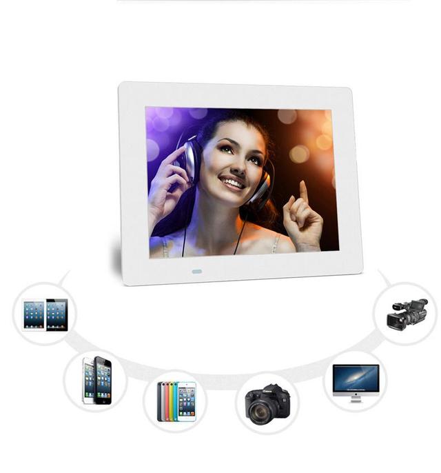 اطار صور رقمي 7" Crony -  Digital Photo Frame Display Photo/Music/Video Player Calendar Alarm Auto On/ - SW1hZ2U6NjA3Mjk4