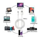 كيبل شحن من USB الى Type C  - أبيض CRONY Quick Charge & Data U-C Cable - SW1hZ2U6NjAxODQ2