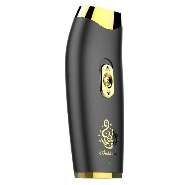 مبخرة كهربائية ( 2200 مللي امبير ) -اسود/ذهبي Crony - B11 upright hand-held Bukhoor  Aromatherapy Portable Arabic Electric Bakhoor Incense Burner - SW1hZ2U6NjA0NTAx
