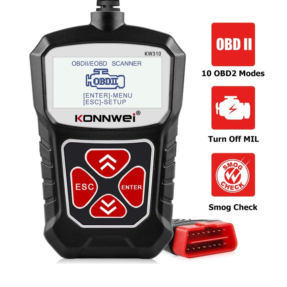 جهاز فحص السيارات كونوي لتشخيص مشاكل السيارة Crony KONNWEI KW310 OBD Scanner Full OBDII
