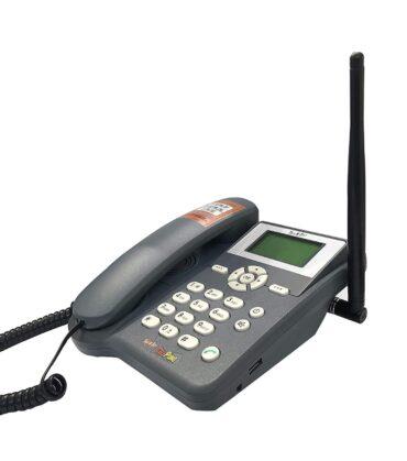 هاتف ثابت ( هاتف أرضي ) - رمادي Crony GSM Wireless Land office Phone