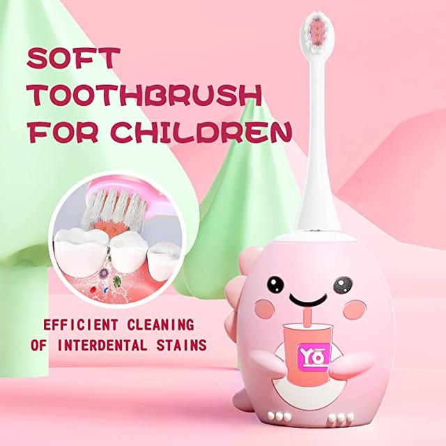 فرشاة أسنان للأطفال 360 درجة للتبييض وتنظيف الأسنان بعمق Dycrol Kids U Shaped Electric Toothbrush - SW1hZ2U6NjIwNzE5
