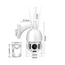 CRONY 4G ball machines 18X Camera Humanoid Detection & Auto Tracking Camera TF Card 128G - SW1hZ2U6NjE1OTk5