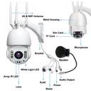 CRONY 4G ball machines 18X Camera Humanoid Detection & Auto Tracking Camera TF Card 128G - SW1hZ2U6NjE2MDAz