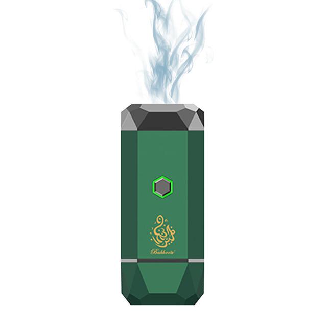 CRONY Small B16 Portable Bukhoor Style Usb Type-C Power incense burner Bakhoor Portable Rechargeable Electric Incense Burner | green - SW1hZ2U6NjA2ODc0