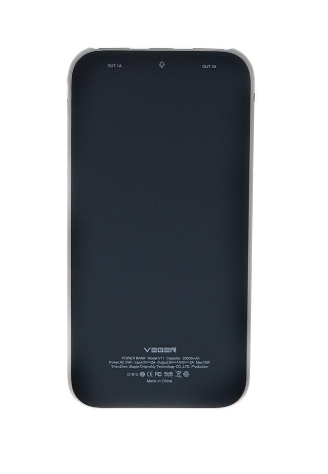 Veger V11 25000mAh 2 USB OUTPUT Power Bank for Smart Phones -black - SW1hZ2U6NjAzMTcy