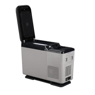 ثلاجة سيارة 15 لتر - أسود رمادي CRONY 15L Vehicle Refrigerator with centre armrest