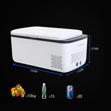 ثلاجة للسيارة 30L أبيض QN30 Car Refrigerator - COOLBABY