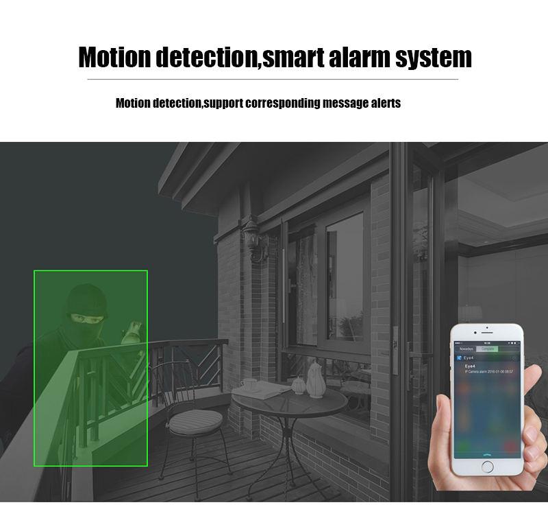 TUYA APP Smart WIFI Wireless Motion Detection Hidden Alarm Clock Camera 1080P