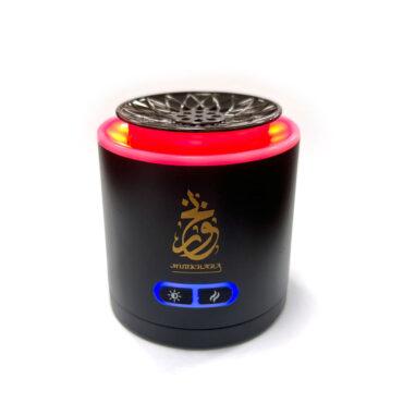 مبخرة كهربائية صغيرة قابلة للشحن كروني CRONY 004 Round Bukhoor electric bakhoor Luxury Incense Burner