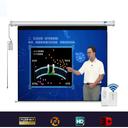 شاشة عرض بروجكتر 150 بوصة كهربائية مع ريموت Crony Projection Screen Home Automatic Lifting HD Projection - SW1hZ2U6NjE0MjE0