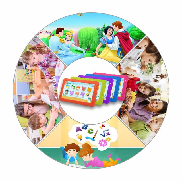 تابلت للأطفال 9" ذاكرة 512MB آندرويد أزرق K19 Android WIFI Kids Tablet - CRONY - SW1hZ2U6NjEwMTEy
