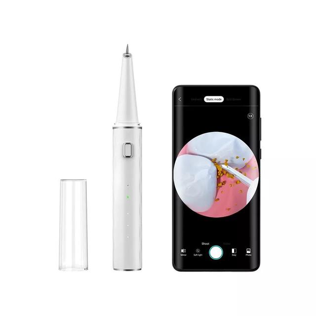 جهاز تنظيف وتبيض الأسنان بالموجات فوق الصوتية T12 Pro Visual Ultrasonic Irrigator Scaler Oral Teeth Cleaner  - SW1hZ2U6NjIwNjAw