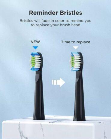 فرشاة اسنان كهربائية ذكية Fairywill E11 Sonic Electric Toothbrush with 8 Bursh Heads Travel Case