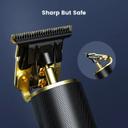ماكينة حلاقة كهربائية مع شفرة حلاقة Limural Trimmer For Men And Mannual Shaver Kit Cordless Close Cutting - SW1hZ2U6NjIwNjU5