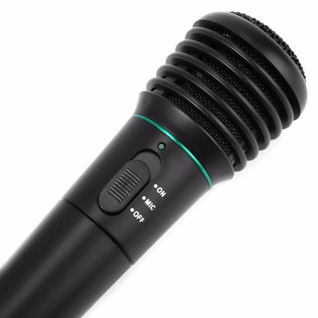 ميكروفون كاريوكي لاسلكي 2 في 1 كروني Crony WM-308 Wireless Portable Microphone With Karaoke Receiver - SW1hZ2U6NjAyNTE2