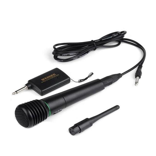 ميكروفون كاريوكي لاسلكي 2 في 1 كروني Crony WM-308 Wireless Portable Microphone With Karaoke Receiver - SW1hZ2U6NjAyNTE4