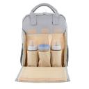 حقيبة حفاضات للعناية بالاطفال رمادية بامبلي بيرد Bumble & Bird Grey Multifunctional Diaper Backpack - SW1hZ2U6NjU0MDIw