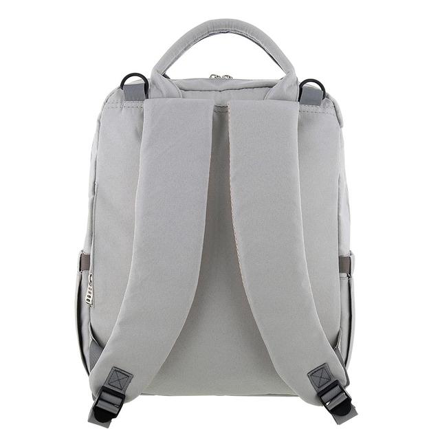 حقيبة حفاضات للعناية بالاطفال رمادية بامبلي بيرد Bumble & Bird Grey Multifunctional Diaper Backpack - SW1hZ2U6NjU0MDIy