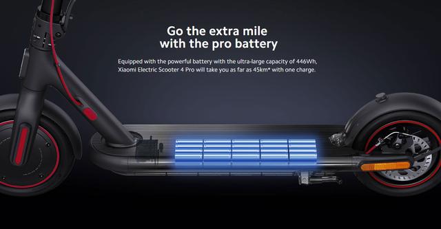 سكوتر كهربائي شاومي للكبار Xiaomi Mi electric scooter 4 Pro - SW1hZ2U6NjcxNDI3