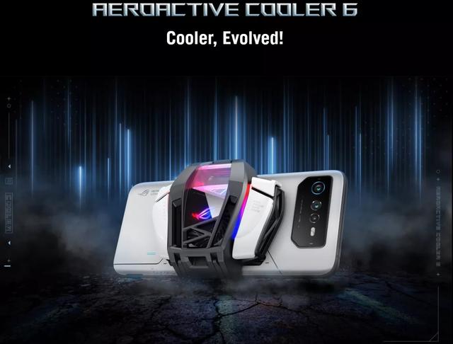 مروحة تبريد موبايل أسوس روج المحمولة Asus ROG Phone 6 AeroActive Cooling Fan Cooler - SW1hZ2U6NjQwNDMx