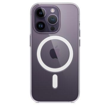 كفر ايفون 14 برو أصلي Apple Iphone 14 Pro Clear Case with MagSafe يدعم الشحن اللاسلكي و ماغ سيف - 3}