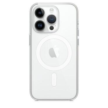 كفر ايفون 14 برو ماكس أصلي Apple Iphone 14 Pro Max Clear Case with MagSafe يدعم الشحن اللاسلكي و ماغ سيف - 4}
