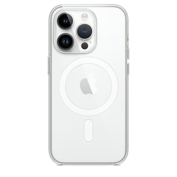 كفر ايفون 14 برو أصلي Apple Iphone 14 Pro Clear Case with MagSafe يدعم الشحن اللاسلكي و ماغ سيف - SW1hZ2U6NjcxNDYw