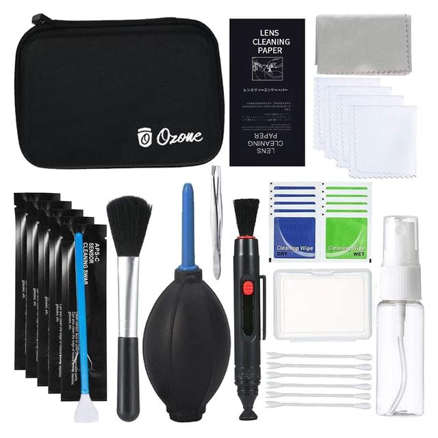 O Ozone 53 in 1 Camera Cleaning Kit For Professional Camera DSLR Cleaning Tools [Compatible for Nikon, Compatible with Cannon DSLR, other Digital SLR Camera] Optical Lens Cleaner - SW1hZ2U6NjI2NzA1