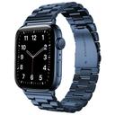 حزام ساعة أبل ستانليس ستيل كلاسيكي 42/44/45 مم – أزرق  O Ozone Metal Straps Compatible With Apple Watch - SW1hZ2U6NjMwMzUz