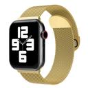 O Ozone Milanese Strap Compatible with Apple Watch Band 38mm 40mm 41mm, Magnetic Stainless Steel Metal Smartwatch Replacement Wristband for Apple Watch Series 7/6/5/4/3/2/1/SE Women Men (Gold) - SW1hZ2U6NjMwNTY0