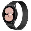 سوار ساعة سامسونج (حزام ساعة) ستانليس ستيل 20 مم – أسود  O Ozone Bands Compatible with Samsung Galaxy Watch 4 - SW1hZ2U6NjMwNjk0