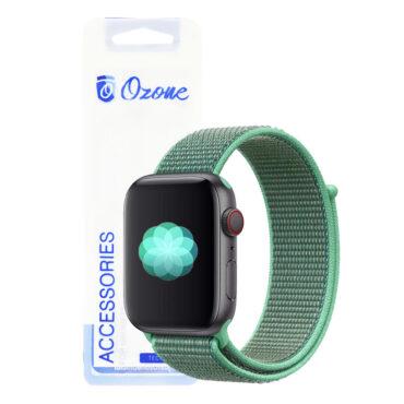 حزام ساعة أبل نايلون 38/ 40/ 41 مم – أخضر  O Ozone Sport Band Compatible