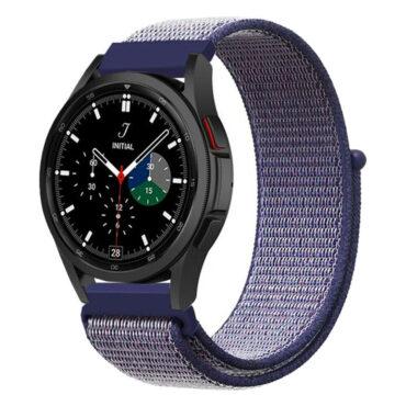 سوار ساعة سامسونج (حزام ساعة) نايلون - أزرق O Ozone Nylon Strap Samsung Galaxy Watch