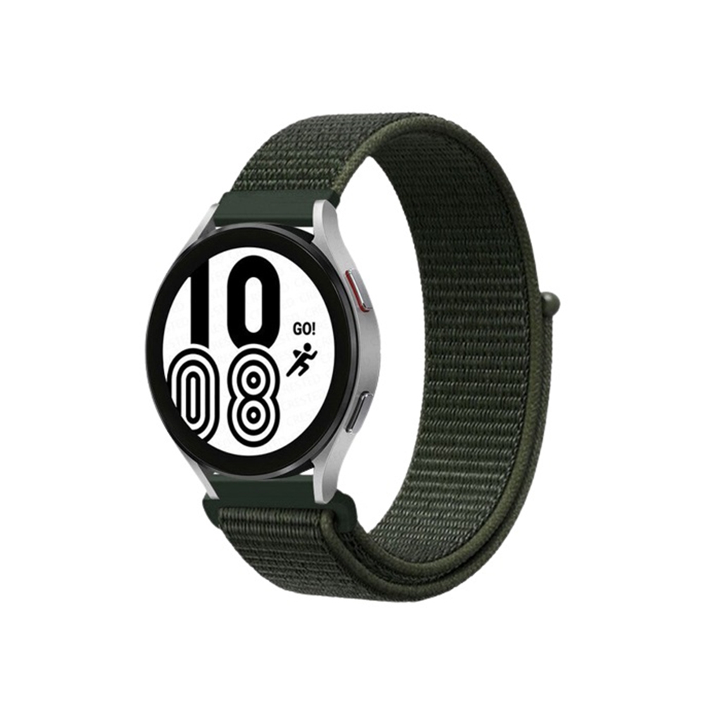 سوار ساعة سامسونج (حزام ساعة) نايلون - أخضر جيشي O Ozone Nylon Strap Samsung Galaxy Watch
