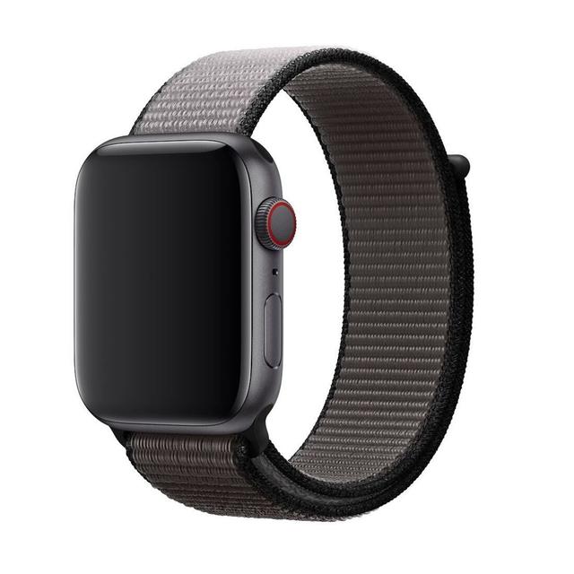 O Ozone Nylon Strap Compatible with Apple Watch Band 38mm 40mm 41mm, Breathable Adjustable Soft Smartwatch Replacement Sport Loop Band for Apple Watch Series 7/6/5/4/3/2/1/SE Women Men (Anchor Grey) - SW1hZ2U6NjMxMzUz