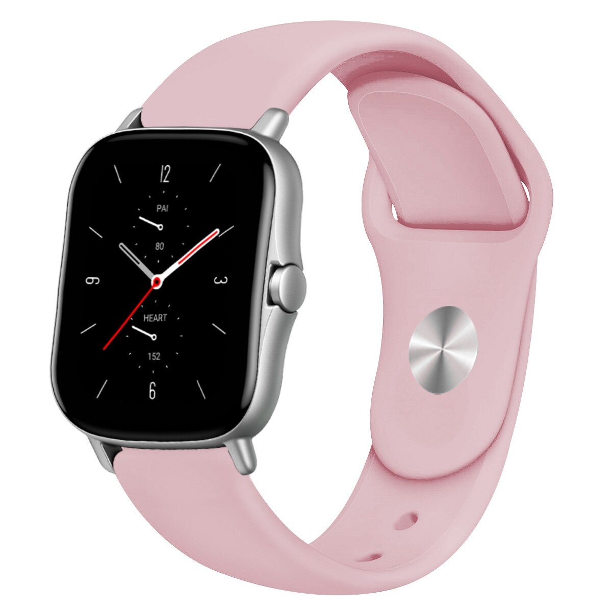 سوار ساعة أبل (حزام ساعة) سيليكون - وردي O Ozone Soft Silicone Apple Watch Band