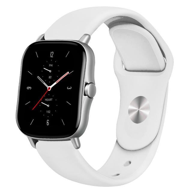 سوار ساعة أبل (حزام ساعة) سيليكون - أبيض O Ozone Soft Silicone Apple Watch Band - SW1hZ2U6NjMyODM2