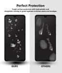 لاصقة حماية الشاشة لهاتف Samsung Galaxy M33 5G حزمة 2في1 Tempered Glass Screen Protector Full Coverage - - SW1hZ2U6NjMzMjE2
