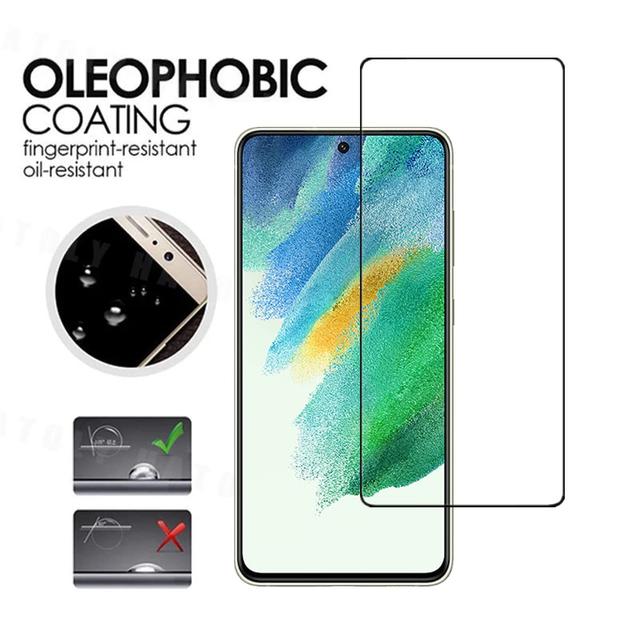 O Ozone Tempered Glass Screen Protector Compatible for Samsung Galaxy S21 FE 5G [2 Per Pack] Full Coverage, 9H Hardness ,Anti-Scratch [ Designed Screen Guard for Samsung Galaxy S21 FE 5G] - SW1hZ2U6NjMzMjQ0