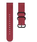 O Ozone Woven Nylon Strap Compatible With Samsung Galaxy Watch 4 40mm 44mm/Galaxy Watch 4 Classic/Active 2 40mm 44mm/Galaxy Watch 3 41mm Bands, 20mm Quick Release Replacement Strap Band For Men -Red - SW1hZ2U6NjMzNDc4
