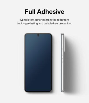 لاصقة حماية الشاشة لهاتف Samsung Galaxy A73 5G زجاج حزمة 2في1 Tempered Glass Screen Protector - Ringke