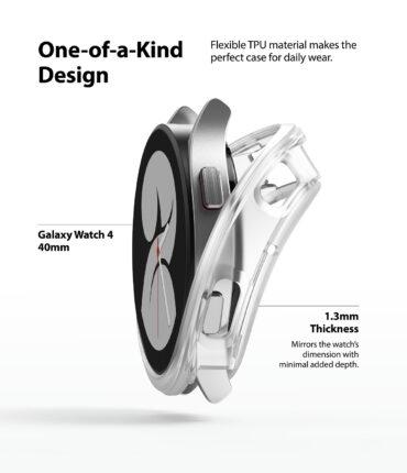 اطار ساعة سامسونج 40 ملم - شفاف غير لامع Ringke Air Sport Series Samsung Galaxy Watch 4 Case
