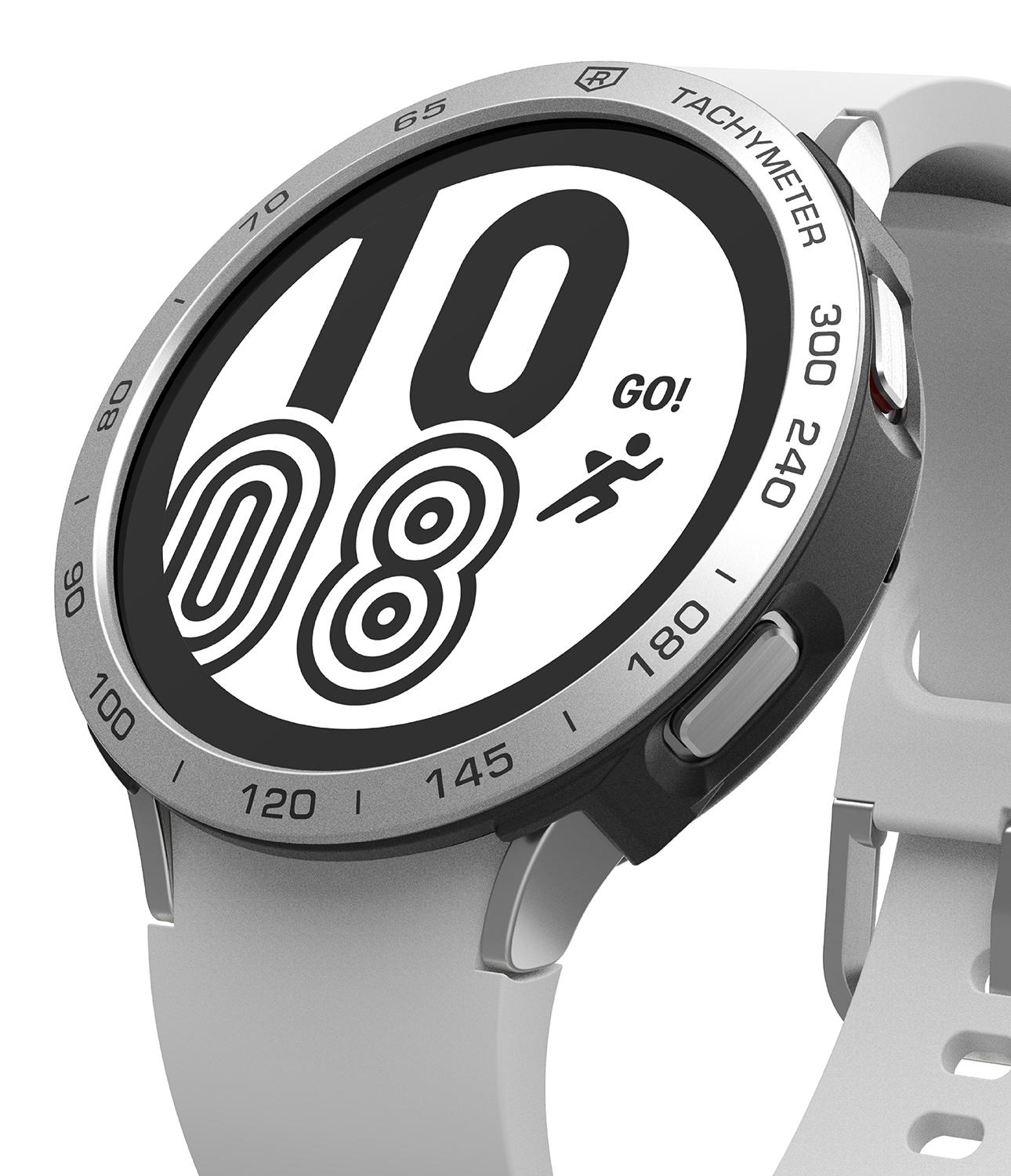 اطار ساعة سامسونج 40 ملم - أسود و رمادي Ringke [Air Sports + Bezel Styling] Case Galaxy Watch 4