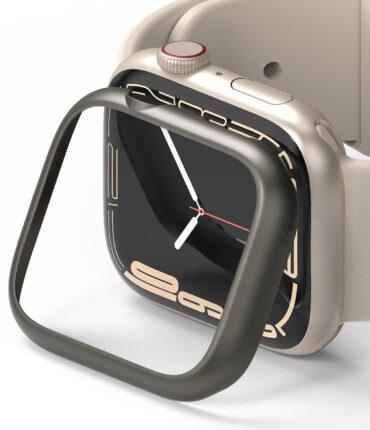اطار ساعة أبل (كفر ساعة) ستانلس ستيل 45 ملم - رصاصي Ringke Bezel Styling Apple Watch 7 Cover