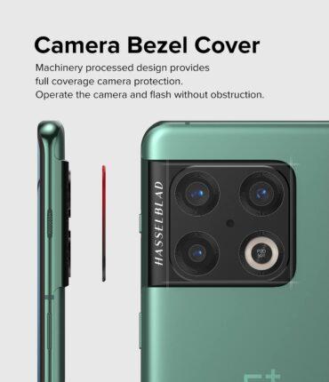 غطاء عدسة كاميرا لهاتف OnePlus 10 Pro 5G أسود Camera Styling Lens Protector, Aluminium Frame Tough Protective - Ringke