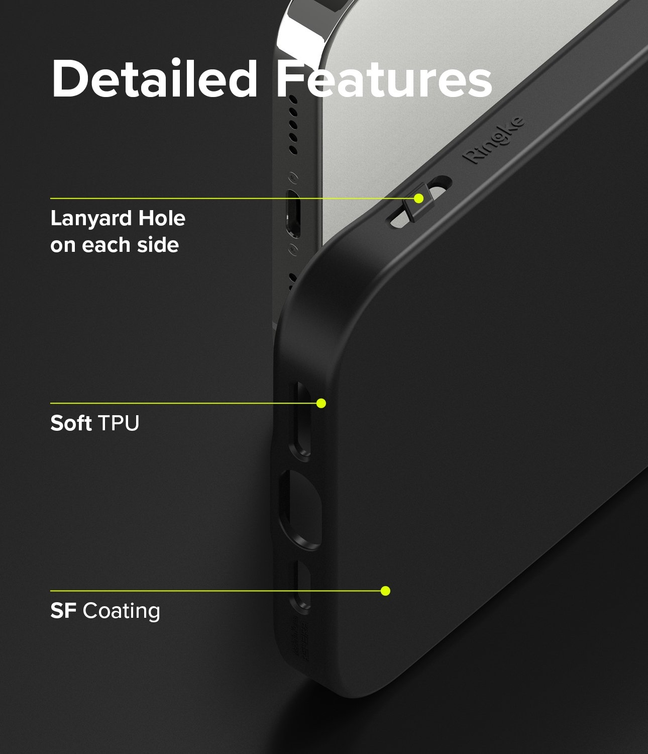 كفر آيفون بطبقة مضاعفة - اسود Ringke DX Compatible with Apple iPhone 13 Pro Case